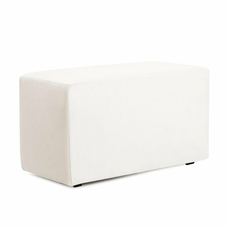 HOWARD ELLIOTT Universal Bench Cover Faux Leather Avanti White - Cover Only Base Not Included C130-190